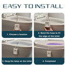 Axyaa Motion Sensor Toilet Night Light with Star Projection LED Light