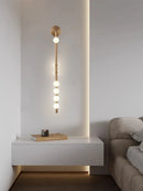 Axyaa Glass Wall Lamp for Hotel Villa Living Room TV Background - Bedroom Bedside
