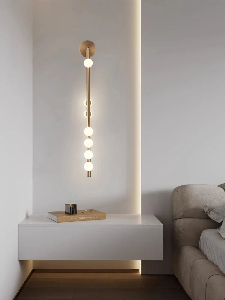 Axyaa Glass Wall Lamp for Minimalist Decor
