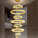 Axyaa Ring LED Pendant Light Chandeliers for Modern Living and Dining Room