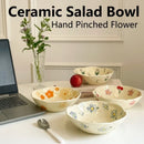 Axyaa Ceramic Salad Bowl Set for Stylish Dining Experience