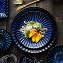 Axyaa Retro Chrysanthemum Ceramic Tableware Set, Decorative & Versatile