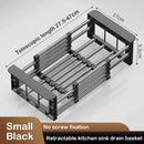 Axyaa Kitchen Sink Drain Basket: Multifunctional Storage & Washing Rack for Fruits/Vegetables