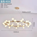 Axyaa Glass Bubble Ball Nordic Luxury Chandelier