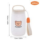 Axyaa Double Wall Water Bottle Cup with Rope Handle for Kids