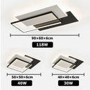 Axyaa Modern LED Chandelier: Dimmable Ceiling Lamps for Living Room, Bedroom, Dining Room