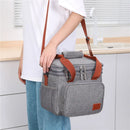 Axyaa Insulated Lunch Bag: Double Layer Oxford Cloth Aluminum Foil Portable Cooler
