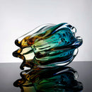 Axyaa Gradient Glazed Vase, Modern Dried Flower Arrangement, Artistic Home Decor