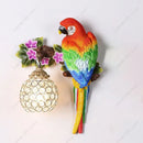 Axyaa Parrot Wall Lamp E27 Bird-shaped Light Decorative Wall Ornament