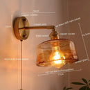 Axyaa Modern Copper Wall Light for Home Decor, Restaurant & Living Room