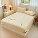 Axyaa Flannel Velvet Fitted Sheet: Cozy & Soft Bedding for Winter