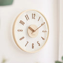 Axya Modern Cream Style Transparent Wall Clock