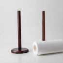 Axyaa Black Walnut Solid Wood Kitchen Dining Table Tissue Rack & Storage Stand