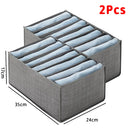 Axyaa Clothes Organizer: Foldable Closet Drawer Storage Box with Handles, Wardrobe Organizer