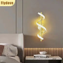 Axyaa Spiral Line LED Wall Lamp for Home Decoration and Lighting Fixtures