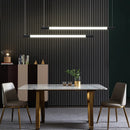 Axyaa Black/Gold LED Chandelier Bar Pendant Lighting Dining Room
