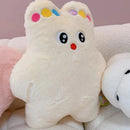 Axyaa Animal Plush Cushion Hugging Pillow 3D Flower Bear Cat Pig