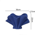 Axyaa Irregular Fan Ceramic Vase for Stylish Flower Arrangement