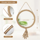 Axyaa Nordic Hanging Mirror for Home Decor and Makeup with Creative Design