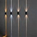 Axyaa Outdoor LED Wall Light for Garden, Porch, Waterproof IP65 Sconce, Long Strip