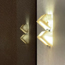 Axyaa Marble Copper Wall Lamp for Modern Bedroom, Living Room, Restaurant, Hotel LED Lighting