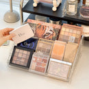 Axyaa Acrylic Cosmetic & Perfume Organizer - Clear Makeup & Eyeshadow Palette Display Stand