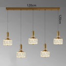 Axyaa Crystal Chandelier Pendant Light for Living Room Dining Room Ceiling Light