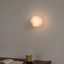 Axyaa Marble LED Wall Lamp Black Gold Copper Sconce Natrual Stone