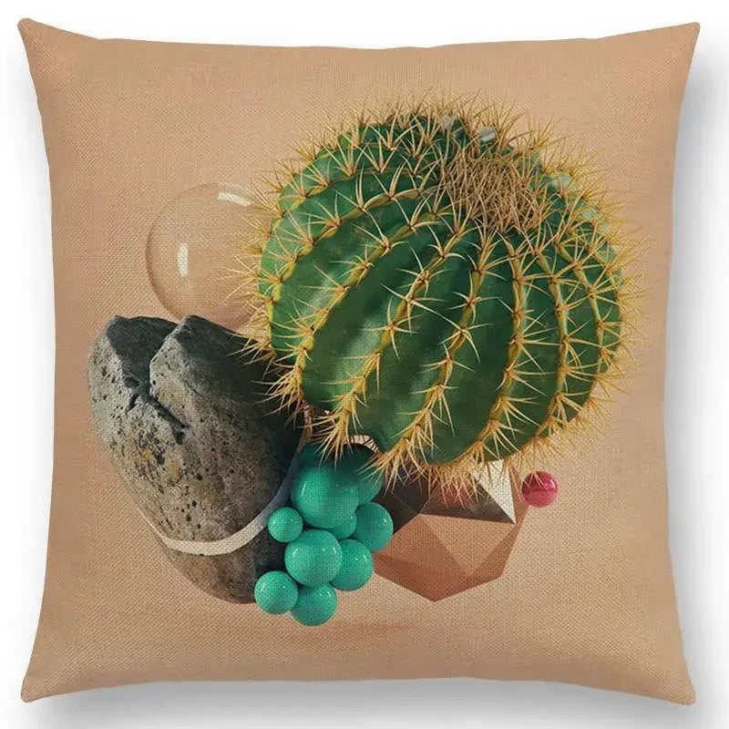 Vivid Axyaa 3D Print Spar Metal Sofa Cushion Cover Suite