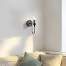 Axyaa Dual Head Crystal Brass Wall Lamp LED E14 Retro Bedroom Aisle Light