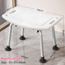 Axyaa 6-Level Adjustable Bath Chair Seat for Shower, Adults, Elderly, Pregnant, Non-Slip Stool