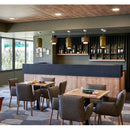 Axyaa Color Glass LED Chandelier for Ambiance in Restaurants, Hotels, and Bedrooms