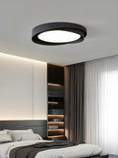 Axyaa Modern Round Ceiling Light in Black and White for Living Room, Bedroom, Corridor