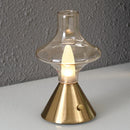 Axyaa Rechargeable Table Lamp Lantern - Nordic Design, Warm White Light