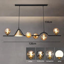 Axyaa Nordic Chandeliers: Dining Room Pendant Lights, Ceiling Hanging Lamps for Indoor Lighting