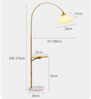 Nordic Design LED Floor Lamp with Tray Table for Living Room by Axyaa