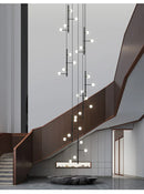 Axyaa Modern Duplex Pendant Light for Staircase, Villa, Hall, and Bedside