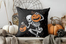 Axyaa Halloween Pumpkin Jack Decor Pillow Cover for Sofa Bedroom Car