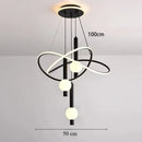 Axyaa LED Light Chandelier Dimmable Decorative Ball for Living Room, Bedroom & Dining Room
