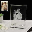 Axyaa Crystal Photo Frame | Personalized Engraving | Home Decor Gift