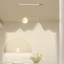 Axyaa LED Pendant Lights 100/120CM: Modern Kitchen Dining Bar Hanging Lamp Fixtures