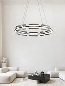 Axya Glass Chandelier: Minimalist & High-End All Copper Lighting Fixtures for Living Room