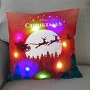 Axyaa Santa Claus LED Light Pillowcase 45X45cm