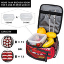 Axyaa Lightning Mcqueen Car Sally Lunch Bag - Portable Thermal Cooler Lunch Box