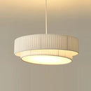 Axyaa French Fabric Suspension Pendant Light Chandelier - Hanging Lamp Fixture