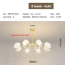 Axyaa Modern Orchid Chandeliers: Luxury LED Lighting Fixtures for Home Decor.
