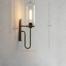 Axyaa Glass LED Wall Lamp for Home Hotel Decor & Lighting