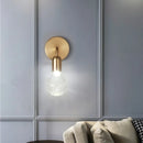Axyaa Glass Wall Lamp: Modern Nordic Style Bedroom Living Room Kitchen LED Light