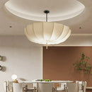 Axyaa Cream White Nordic Cloth Ceiling Light for Bedroom and Living Room