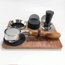 Axyaa Coffee Tamper Mat & Portafilter Holder Station Stand Base Rack